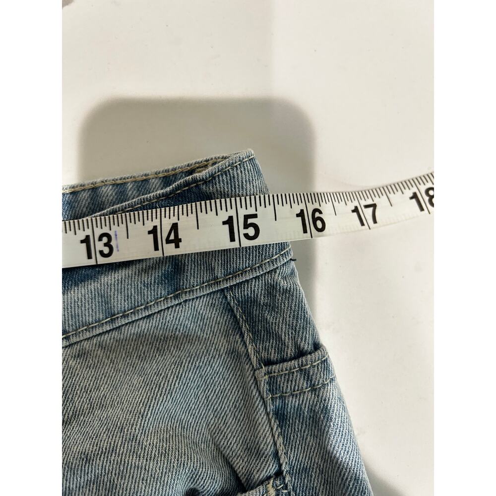 NWT Vervet Leslie 90's Vintage Flare Jeans Distressed Size 29 Light Wash - Picture 10 of 12